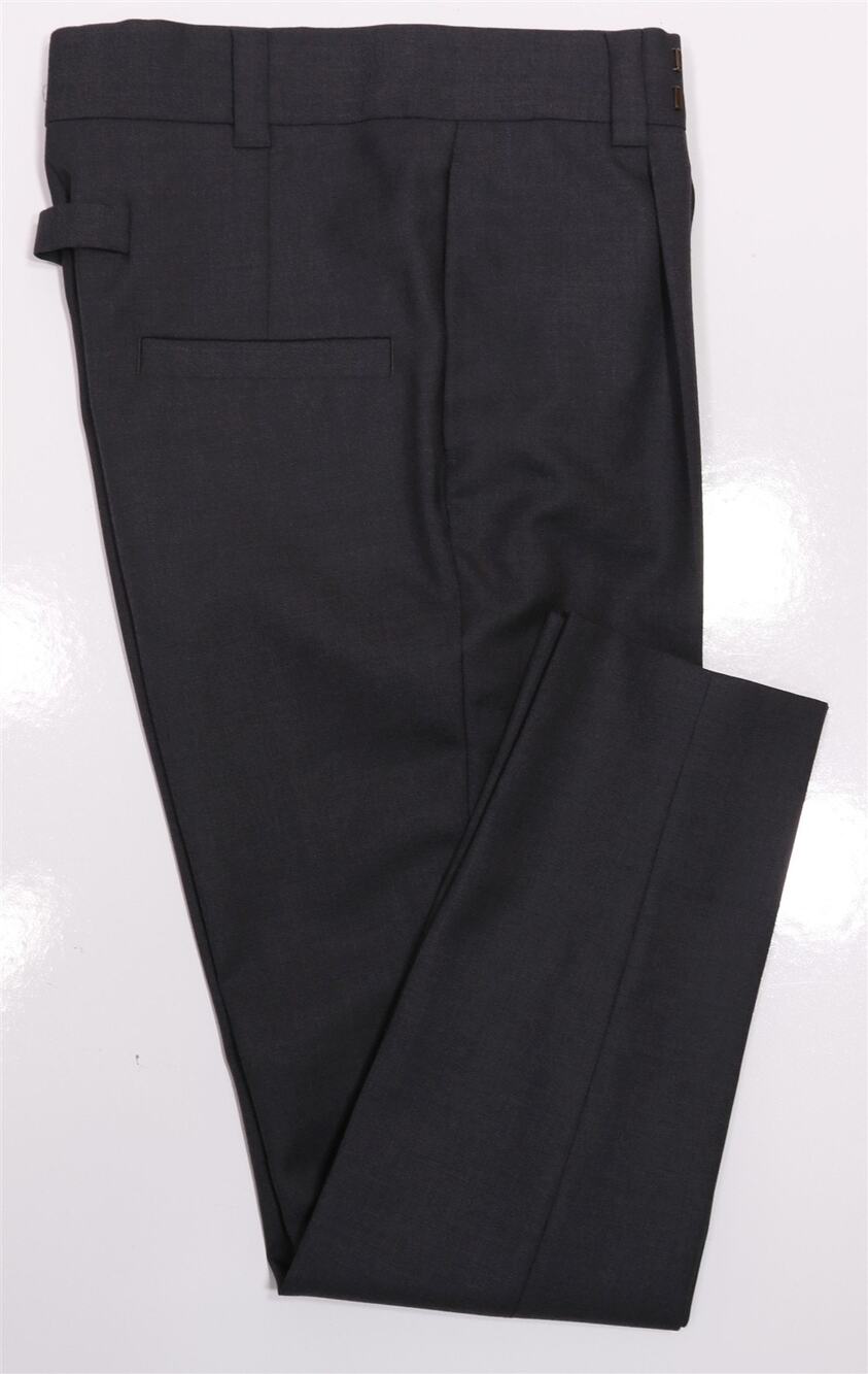 Ermenegildo Zegna x Fear of God Gray Slim Pleated Wool Dress Pants 32x29